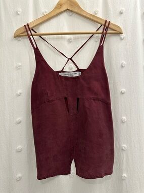 Something Else - Burgundy Top with Double Straps